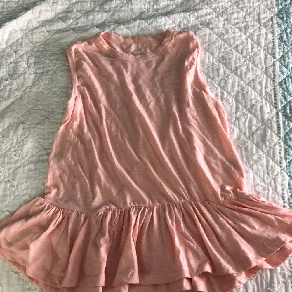 Pink Philosophy Peplum Tank Top